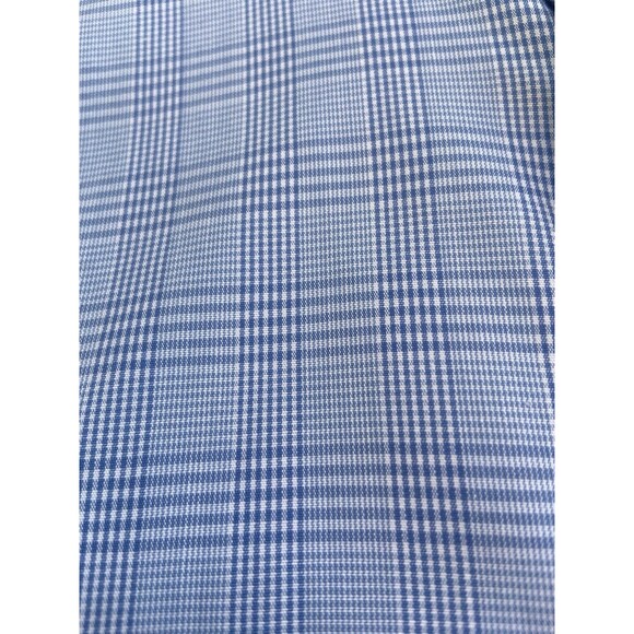 Brooks Brothers Supima Cotton French Cuff Dress Shirt Blue Micro Check 16.5-34 - Picture 13 of 13